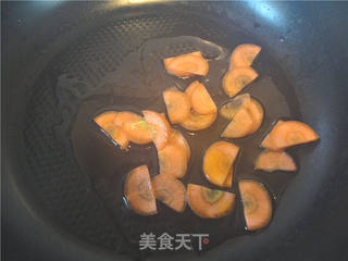 番茄酱炒年糕的做法步骤:6