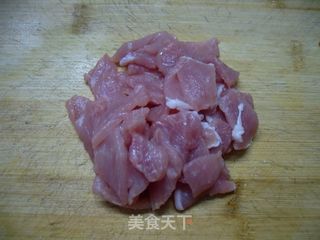 肉片炒年糕的做法步骤：2