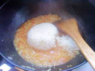 土豆番茄蛋炒饭的做法步骤：8