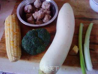 杂蔬肉丸煲的做法步骤：1