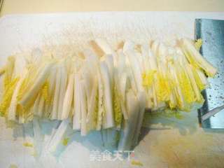 鲜美京味儿菜“干贝扒京白”的做法步骤：6