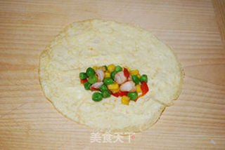 [总决赛]金玉满堂---薄蛋卷彩丁的做法步骤：13