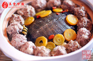团团圆圆--甲鱼炖肉丸的做法步骤:9