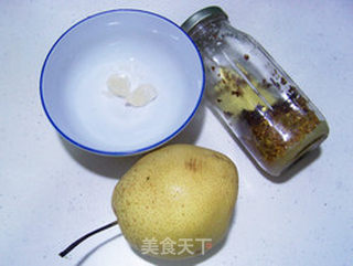 桂花雪梨糖水的做法步骤：1