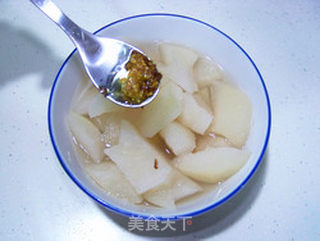 桂花雪梨糖水的做法步骤：6