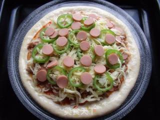 菜鸟也能做到零失败——金枪鱼火腿pizz的做法步骤:13