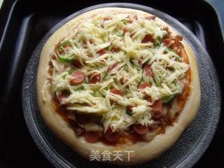 菜鸟也能做到零失败——金枪鱼火腿pizz的做法步骤:14