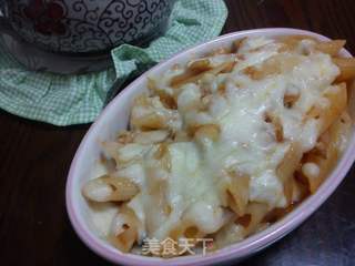 肉酱焗通心粉的做法步骤:11