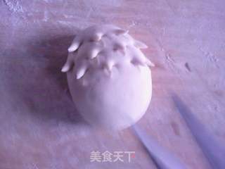 小刺猬豆沙包的做法步骤:6