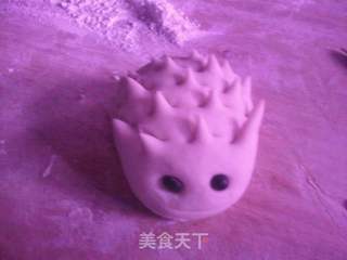 小刺猬豆沙包的做法步骤:8
