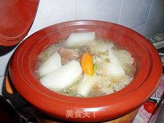 招财进宝----汤煲:腊猪手煲萝卜(加料版)的做法步骤:9