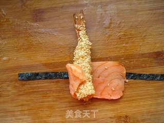 步步高升—双味高升芝麻虾的做法步骤:13