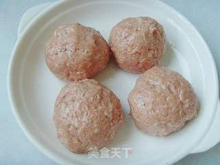 团团圆圆----四喜丸子的做法步骤:3