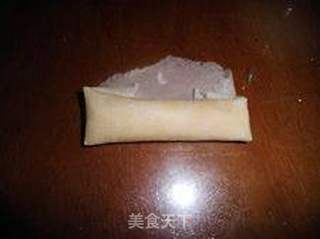 续新年学做春卷皮-----包春卷的做法步骤:15