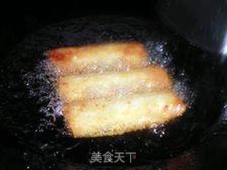续新年学做春卷皮-----包春卷的做法步骤:17