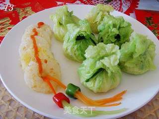 招财进宝-----翡翠百财包的做法步骤:15