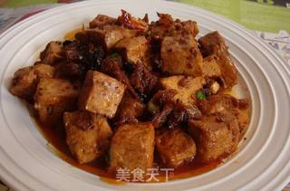 豆豉鲮鱼烧豆腐的做法步骤:9