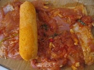 招财进宝--金钱鸡肉卷的做法步骤:11
