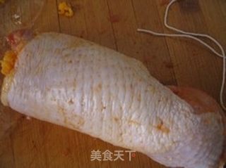 招财进宝--金钱鸡肉卷的做法步骤:12