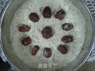 吉星高照——红糖豆渣松糕的做法步骤:5