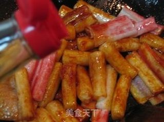 步步高升--金灿灿的辣炒年糕(高)的做法步骤:15
