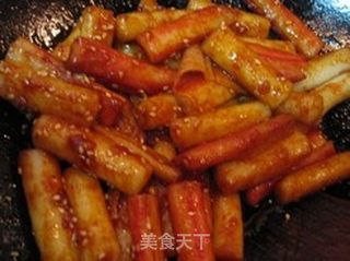 步步高升--金灿灿的辣炒年糕(高)的做法步骤:19
