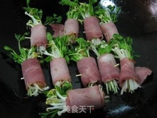 万事如意--金丝培根如意卷的做法步骤:15