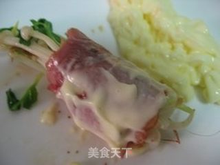 万事如意--金丝培根如意卷的做法步骤:18
