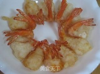 团团圆圆--黄金虾配茄汁肉丸(金凤戏龙珠)的做法步骤:13