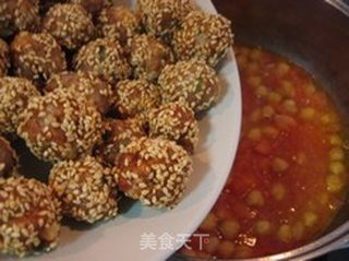 团团圆圆--黄金虾配茄汁肉丸(金凤戏龙珠)的做法步骤:23