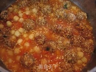团团圆圆--黄金虾配茄汁肉丸(金凤戏龙珠)的做法步骤:24
