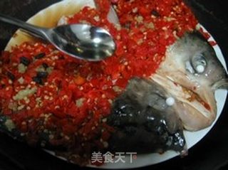 鸿运当头--鲜香剁椒鱼头的做法步骤:11