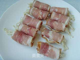 竹爆平安:芝士培根卷的做法步骤:5