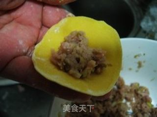 金银满盆--金银元宝饺子的做法步骤：19