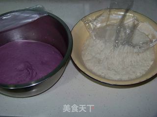 紫薯花样奶黄包的做法步骤：6