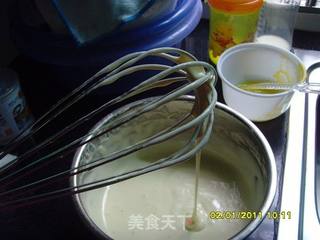 爱心双味蛋卷的做法步骤:4