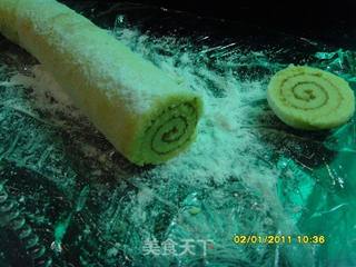 爱心双味蛋卷的做法步骤:8