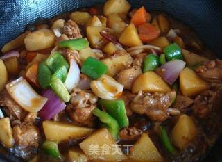 新疆大盘鸡的做法步骤:11