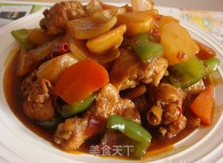 新疆大盘鸡的做法步骤:12