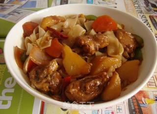 新疆大盘鸡的做法步骤:15
