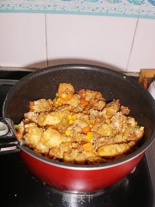 金银满盆——酸甜凤梨咖喱鸡的做法步骤:13