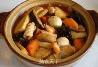 八珍豆腐煲的做法步骤:8