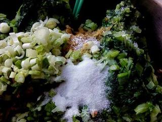 花菇青菜素饺子的做法步骤：5