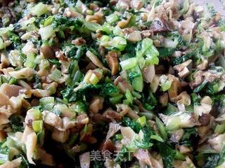 花菇青菜素饺子的做法步骤：6