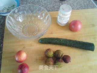美味酸奶蔬菜水果沙拉的做法步骤：1