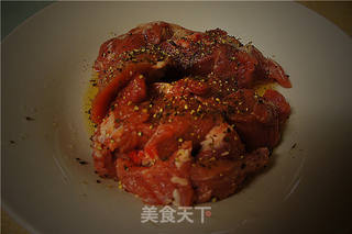 黑胡椒葱香甘蓝炒羊肉的做法步骤:4