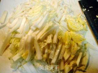 大炒勺的私家菜“川辣炒香干白菜”的做法步骤:6