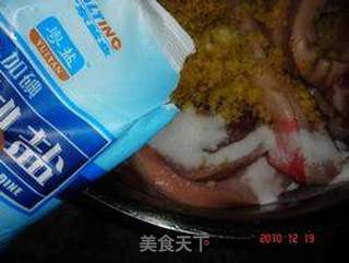 自家制腊肉的做法步骤:9