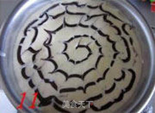 花纹芝士蛋糕的做法步骤:12