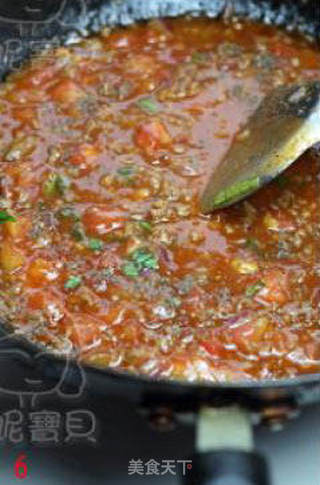 万用番茄肉酱——茄汁肉酱意面的做法步骤:6